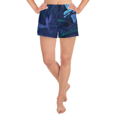 Shorts, Relaxed Fit - Night-Glo Lilies by Lidka Schuch