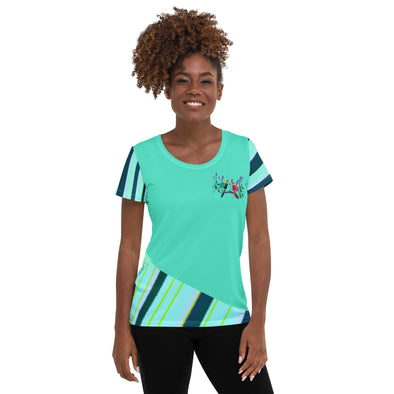 Women's Athletic T-Shirt - Forever Love by Lidka Schuch