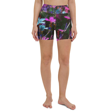 Shorts, Slim Fit, High Rise - Phlox Party by Night by Lidka Schuch