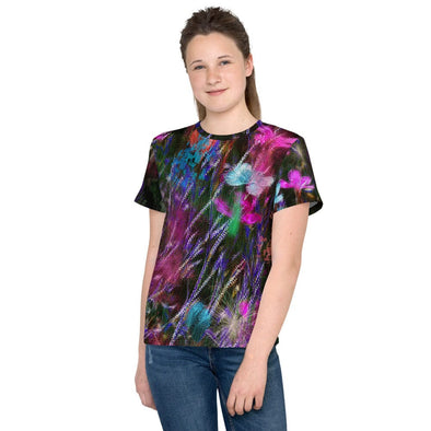 Tween's and Teen's T-shirt - Phlox Party by Night by Lidka Schuch