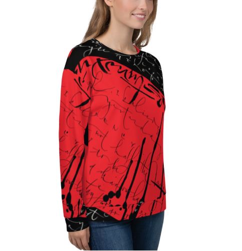 Sweatshirt, Unisex - Yesterday in Red by Barbara Galinska (BaGa)