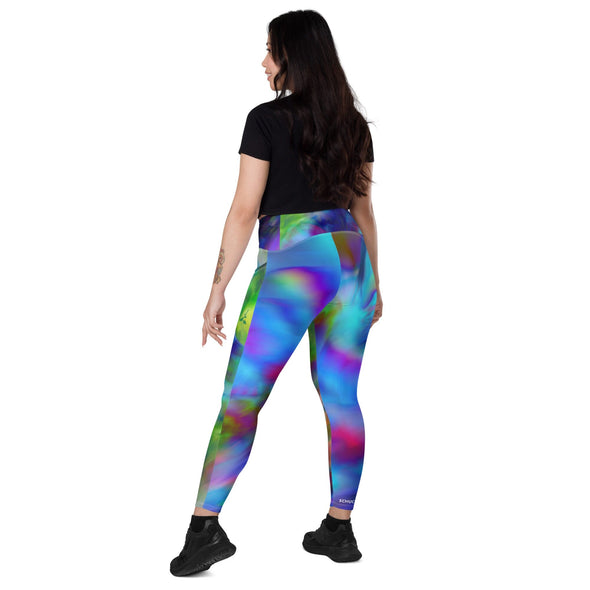Leggings, Crossover with Pockets - Iris and Mint by Lidka Schuch