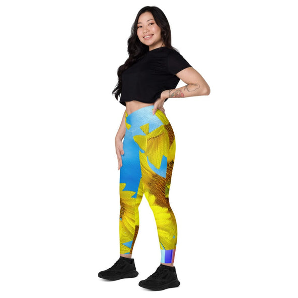 Leggings, Crossover with Pockets - Make Peace by Lidka Schuch