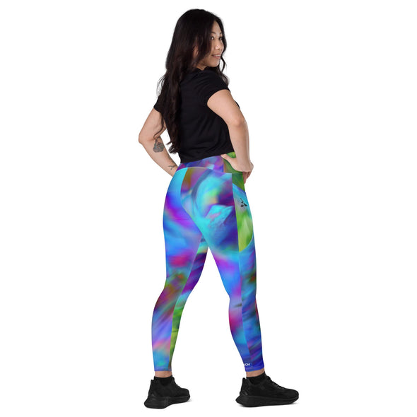 Leggings, Crossover with Pockets - Iris and Mint by Lidka Schuch