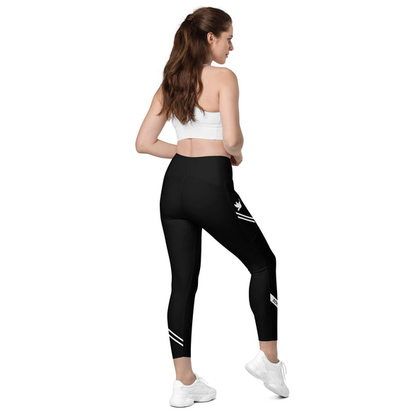 Leggings, Crossover with Pockets - Make Peace B by SCHUCHsport