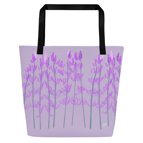 Large Tote Bag - I LUV Mom by Lidka Schuch