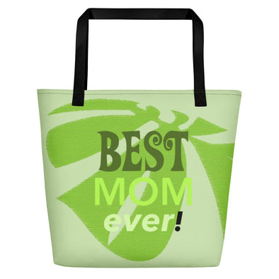 Large Tote Bag - Best Mom Ever by Lidka Schuch