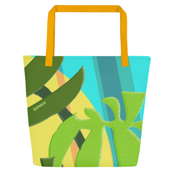 Large Tote Bag - Spiral Toucan by Lidka Schuch