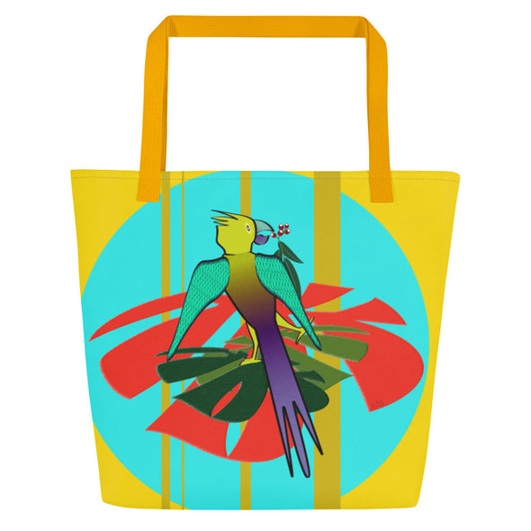 Large Tote Bag - Drunk on Berries by Lidka Schuch