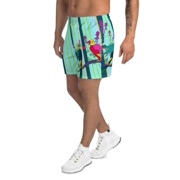 Men's Athletic Long Shorts - Forever Love by Lidka Schuch