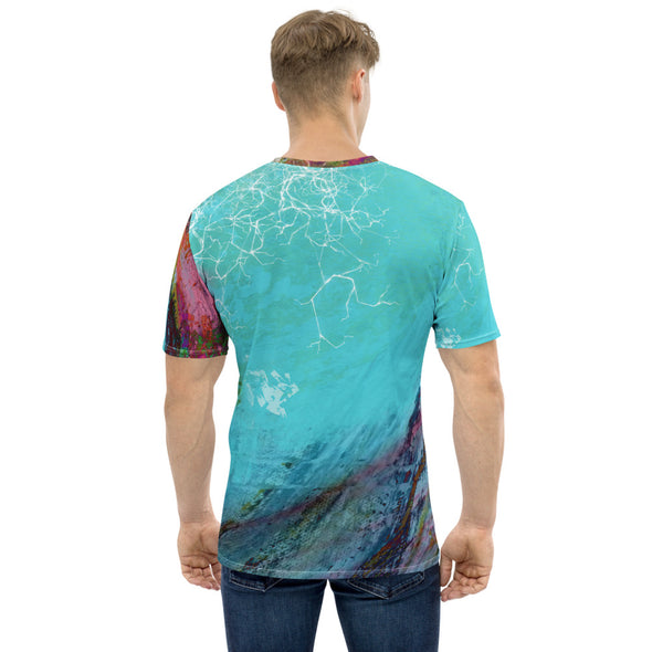 Men's T-shirt - Surf the Blue Wave by Lidka Schuch