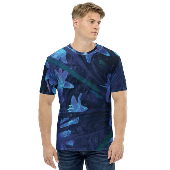 Men's T-shirt - Night-Glo Lilies by Lidka Schuch