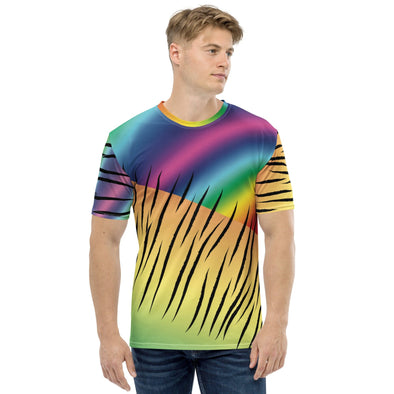 Men's T-shirt - Rainbow Tiger by Lidka Schuch