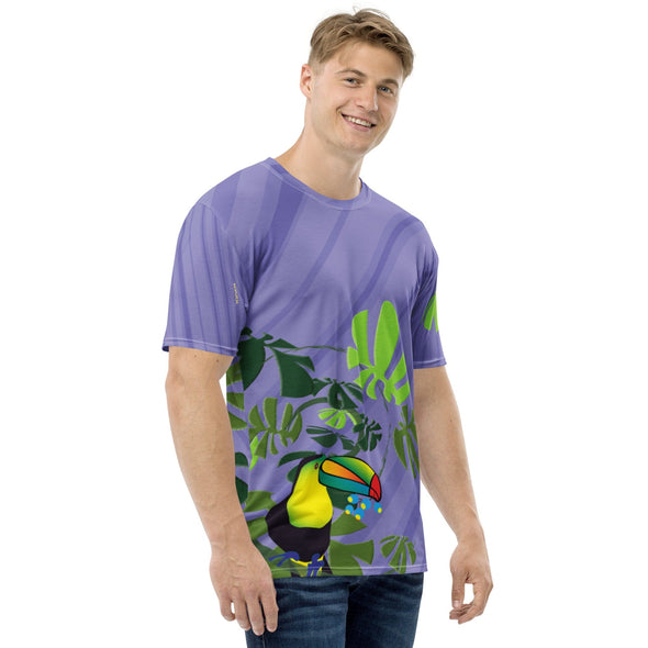 Men's T-shirt - Spiral Toucan Peri by Lidka Schuch