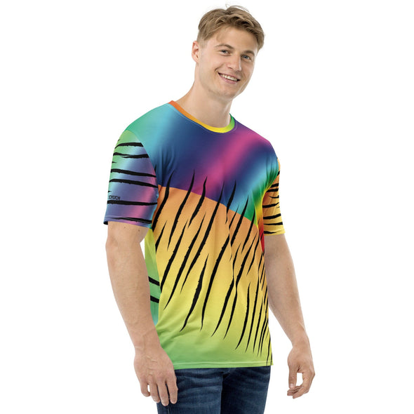 Men's T-shirt - Rainbow Tiger by Lidka Schuch