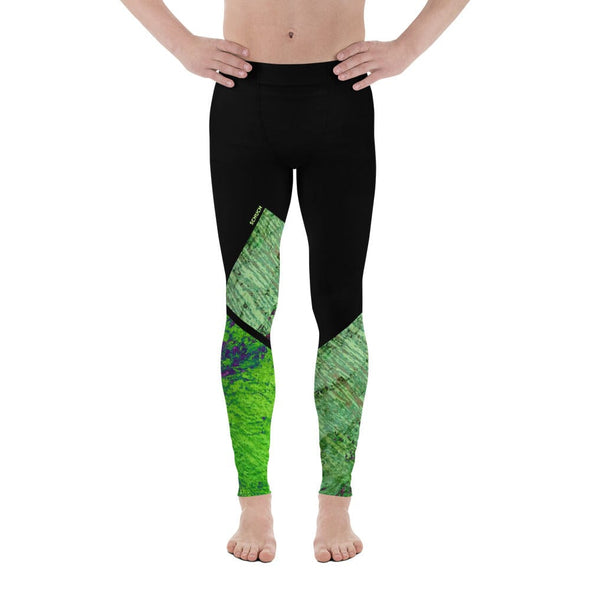 Men's Leggings - Surf the Green Wave by Lidka Schuch