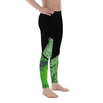 Men's Leggings - Surf the Green Wave by Lidka Schuch