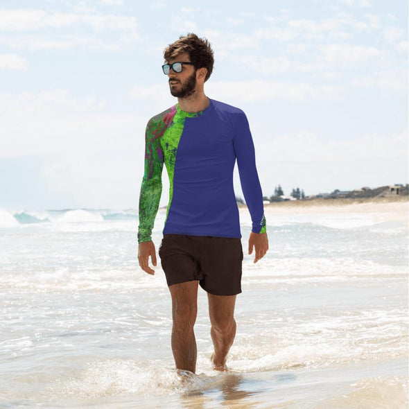 RashGuard Top, Unisex - Sea Storm and Wave by Lidka Schuch