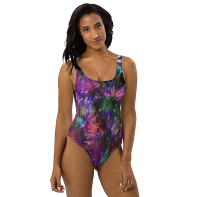 Women's Swimsuit - Phlox Party by Night by Lidka Schuch