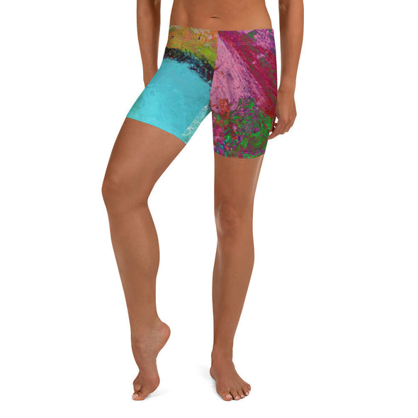 Shorts, Slim Fit, Mid Rise - Surf the Wave by Lidka Schuch