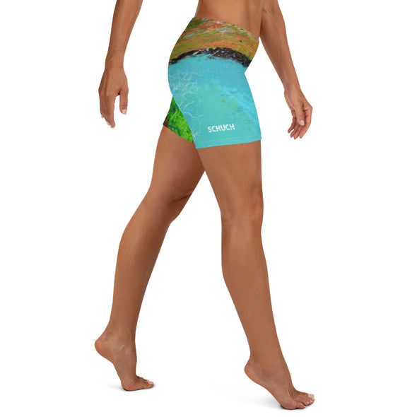 Shorts, Slim Fit, Mid Rise - Surf the Wave by Lidka Schuch