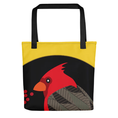 Tote Bag - Cardinal Song in Yellow by Lidka Schuch