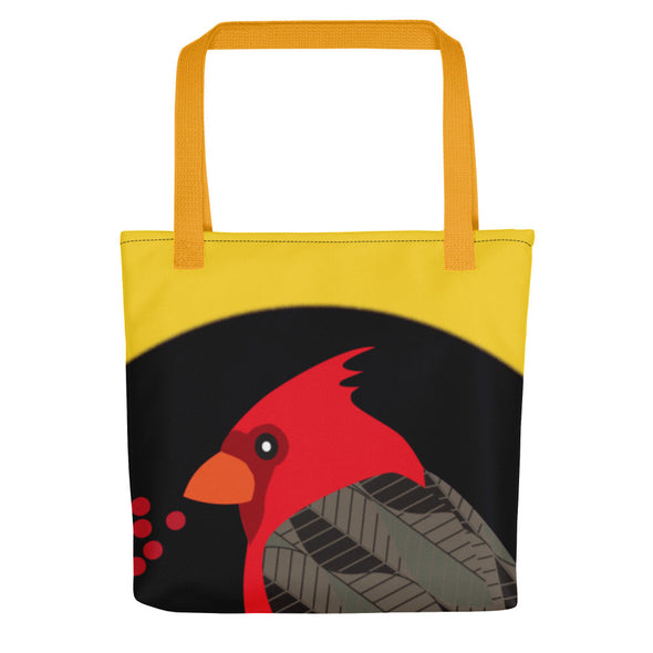Tote Bag - Cardinal Song in Yellow by Lidka Schuch