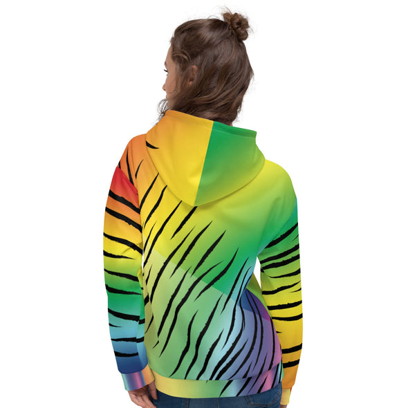 Hoodie, Unisex - Rainbow Tiger by Lidka Schuch