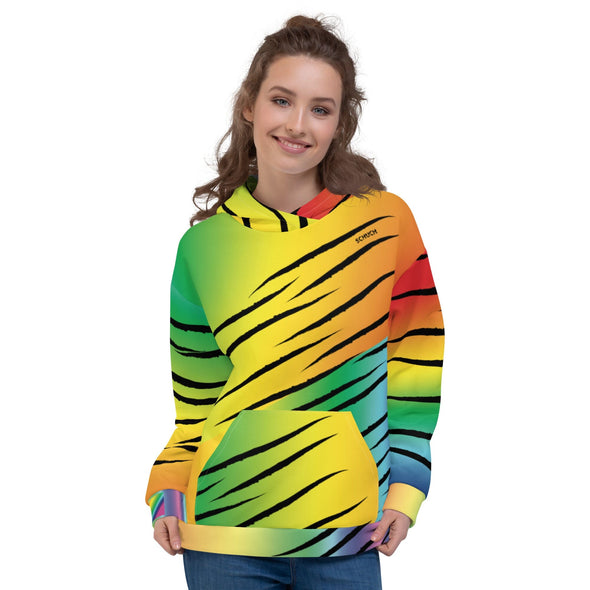 Hoodie, Unisex - Rainbow Tiger by Lidka Schuch