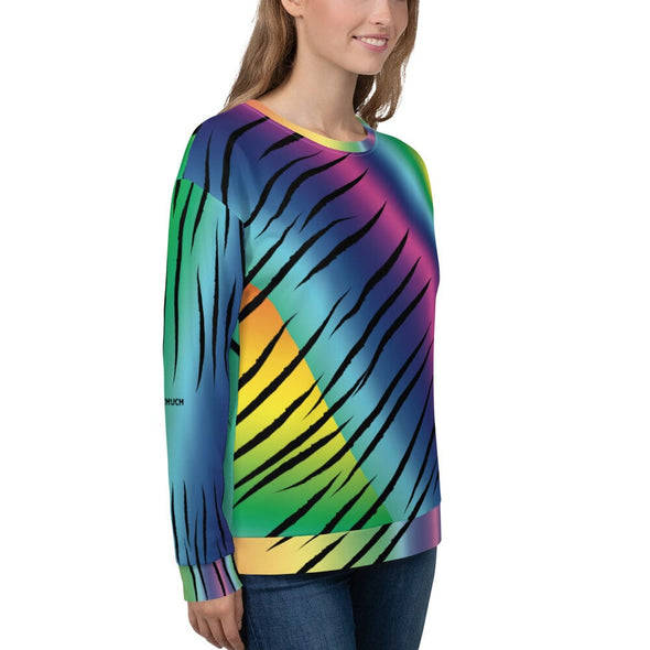 Sweatshirt, Unisex - Rainbow Tiger by Lidka Schuch