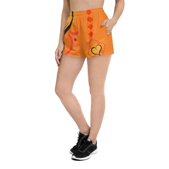 Shorts, Relaxed Fit - Sacral Chakra by Lidka Schuch & Mona Idriss