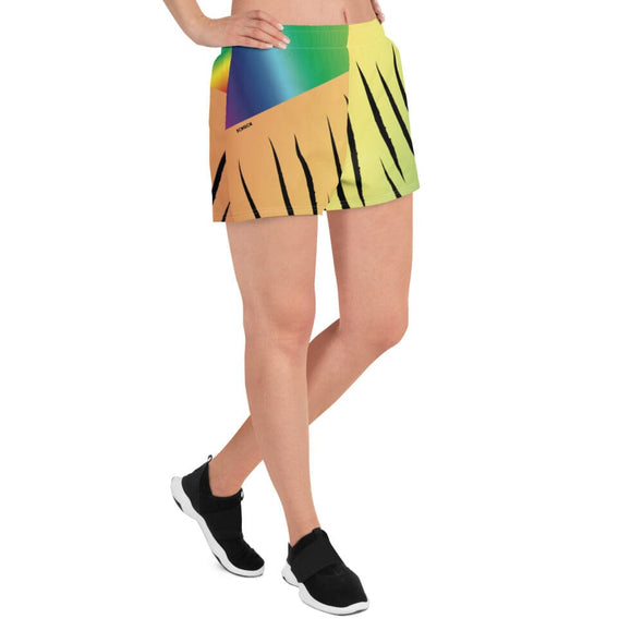 Shorts, Relaxed Fit - Rainbow Tiger by Lidka Schuch