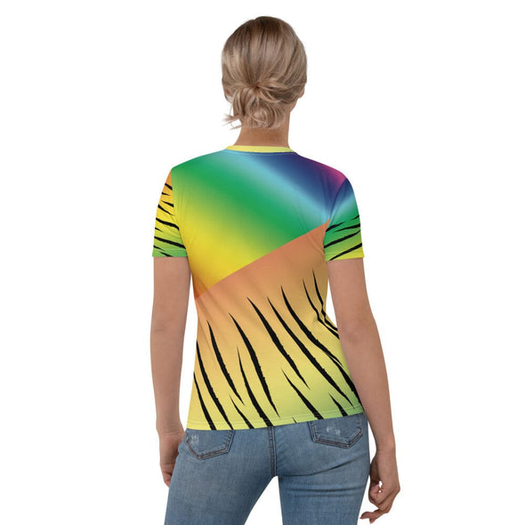 Women's T-shirt - Rainbow Tiger by Lidka Schuch
