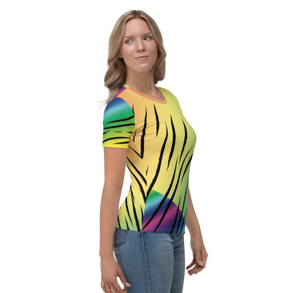 Women's T-shirt - Rainbow Tiger by Lidka Schuch