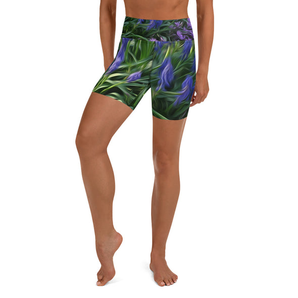 Shorts, Slim Fit, High Rise - Friends of Grape Hyacinth by Lidka Schuch