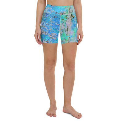 Shorts, Slim Fit, High Rise - Maples in Blue by Lidka Schuch