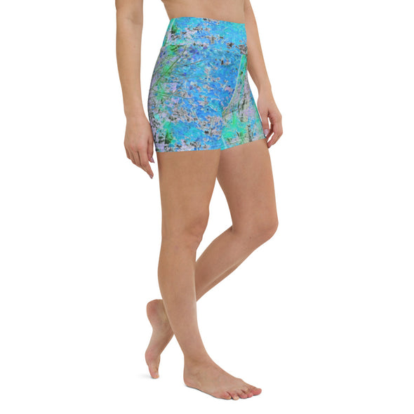 Shorts, Slim Fit, High Rise - Maples in Blue by Lidka Schuch