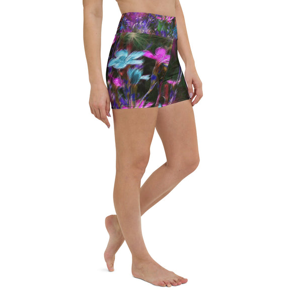 Shorts, Slim Fit, High Rise - Phlox Party by Night by Lidka Schuch