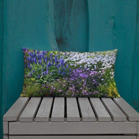 Premium Pillow - Friends of Grape Hyacinth by Lidka Schuch
