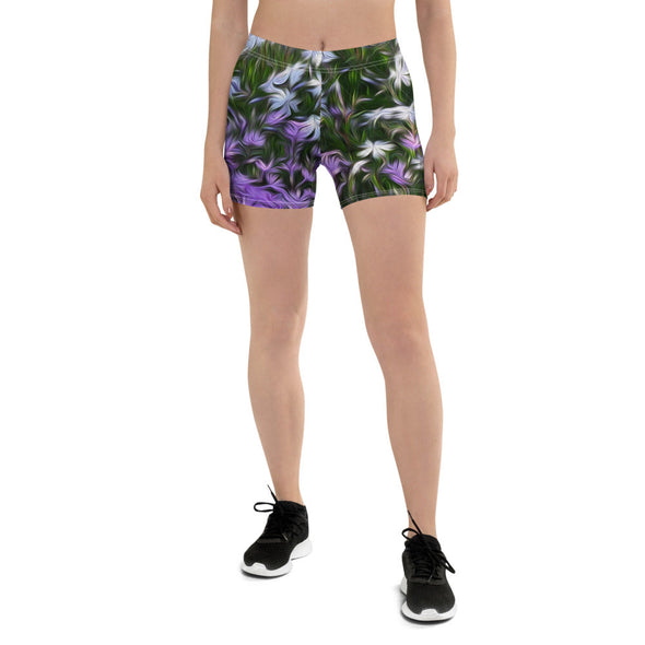 Shorts, Slim Fit, Mid Rise - Friends of Grape Hyacinth by Lidka Schuch
