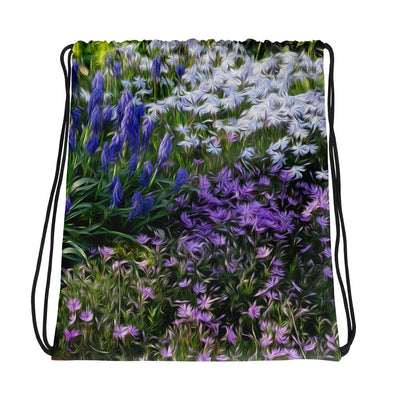 Drawstring Bag - Friends of Grape Hyacinth by Lidka Schuch