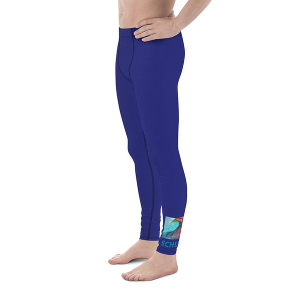 Men's Leggings - Deep Sea and Wave by Lidka Schuch