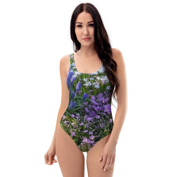 Women's Swimsuit - Friends of Grape Hyacinth by Lidka Schuch