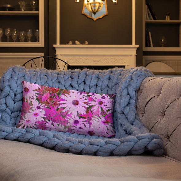 Basic Pillow - Very Pink Susans by Lidka Schuch