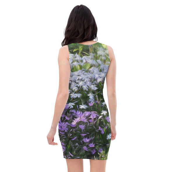 Bodycon Dress - Friends of Grape Hyacinth by Lidka Schuch