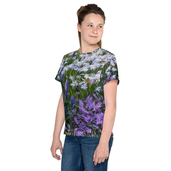 Tween's and Teen's T-shirt - Friends of Grape Hyacinth by Lidka Schuch