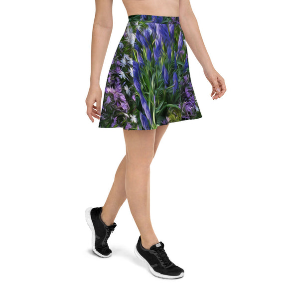 Skater Skirt - Friends of Grape Hyacinth by Lidka Schuch