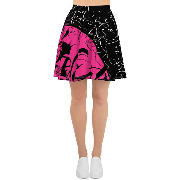 Skater Skirt - Yesterday in Hot Pink by Barbara Galinska (BaGa)