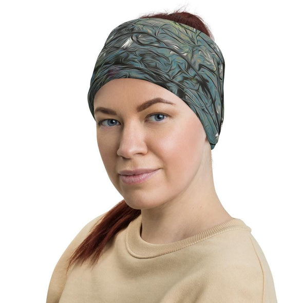 Multipurpose Tube Scarf - Magnolia Redefined Grey by Lidka Schuch