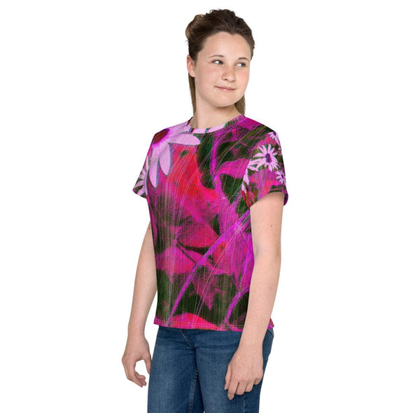 Tween's and Teen's T-shirt - Very Pink Susans by Lidka Schuch